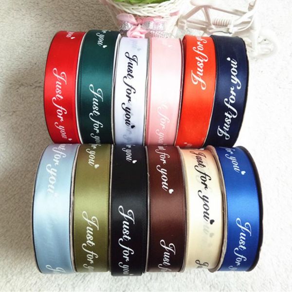 party decoration 50yards/roll 25mm letter ribbon "just for you" polyester gifts decorations valentine wrapping wedding bows
party decoration 50yards/roll 25mm letter ribbon "just for you" polyester gifts decorations valentine wrapping wedding bows