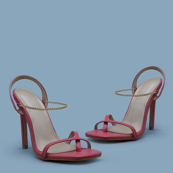 2021 new chain design summer women square toe ankle strap party high heels pumps 11.5cm thin heel sandals ladies shoes 70nn, Black
2021 new chain design summer women square toe ankle strap party high heels pumps 11.5cm thin heel sandals ladies shoes 70nn, Black