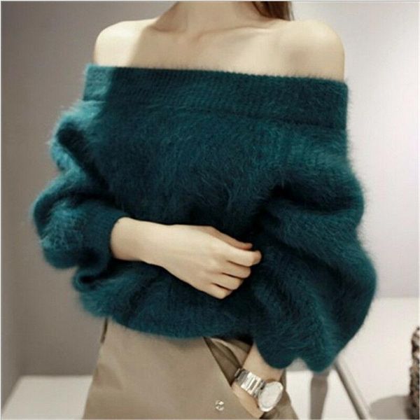 women's sweaters lady faux knit jumper sweater pullover off shoulder lantern sleeve casual pullovers plus size, White;black
women's sweaters lady faux knit jumper sweater pullover off shoulder lantern sleeve casual pullovers plus size, White;black