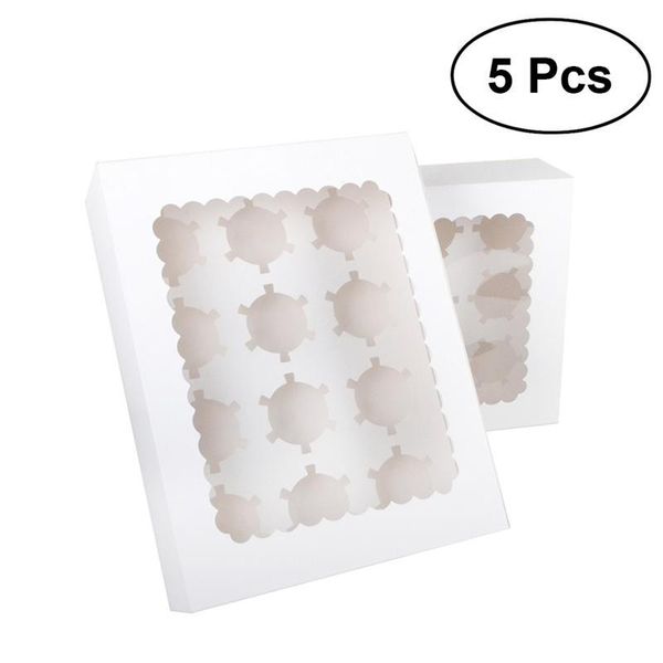 5pcs 12 cavity cupcake box container portable muffin cookie dessert boxes with window packaging box party supplies
5pcs 12 cavity cupcake box container portable muffin cookie dessert boxes with window packaging box party supplies