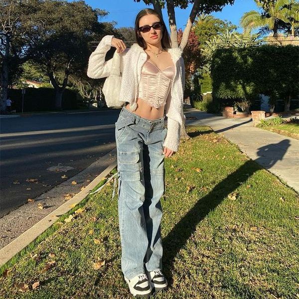 women's jeans spring autumn pants casual loose style blue solid color straight-leg long trousers high streetwear y2k
women's jeans spring autumn pants casual loose style blue solid color straight-leg long trousers high streetwear y2k