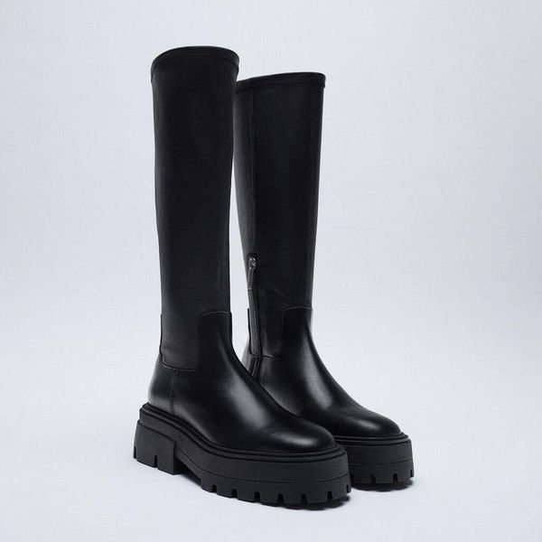 boots fashion 2021 women's shoes black chimney flat over the knee classic all-match
boots fashion 2021 women's shoes black chimney flat over the knee classic all-match