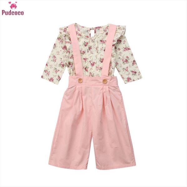 2pcs set kids clothes girls floral pants toddler overall outfits baby girl sweet winter, White
2pcs set kids clothes girls floral pants toddler overall outfits baby girl sweet winter, White