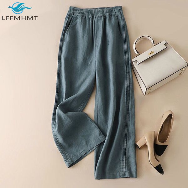 2021 new women summer fashion solid color quality cotton linen casual pant office lady korean style high waist thin straight trouser mxa6, Black;white
2021 new women summer fashion solid color quality cotton linen casual pant office lady korean style high waist thin straight trouser mxa6, Black;white
