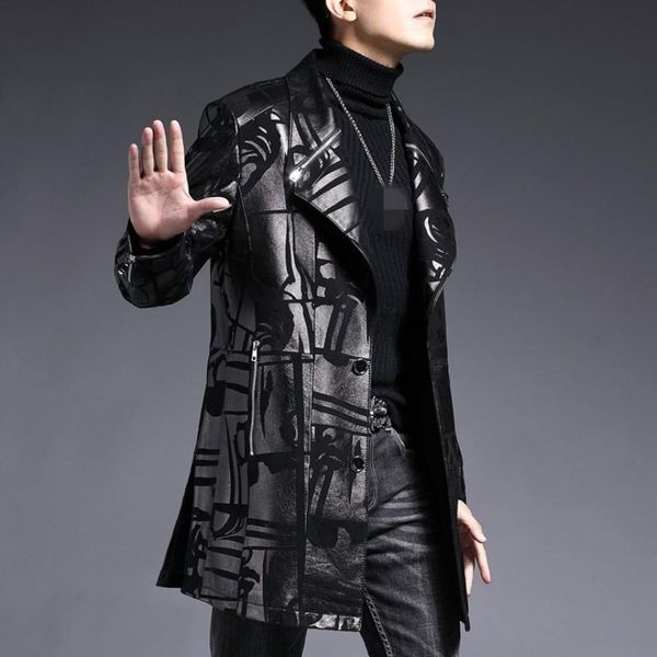 leather luxury genuine windbreakers men brand fashion single breasted sheepskin medium long coat business outerwear plus size men's & f, Black
leather luxury genuine windbreakers men brand fashion single breasted sheepskin medium long coat business outerwear plus size men's & f, Black