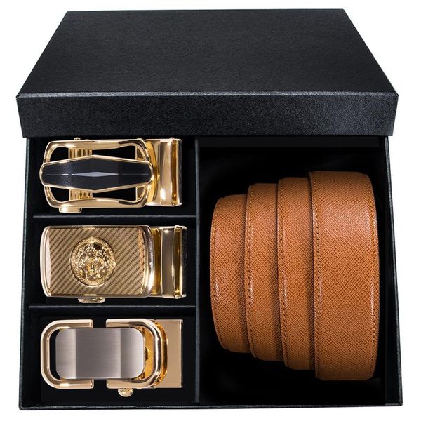 belts 3.5cm men's belt gold buckle fashion brown leather jeans strap automatic metal gift box set mens, Black;brown
belts 3.5cm men's belt gold buckle fashion brown leather jeans strap automatic metal gift box set mens, Black;brown