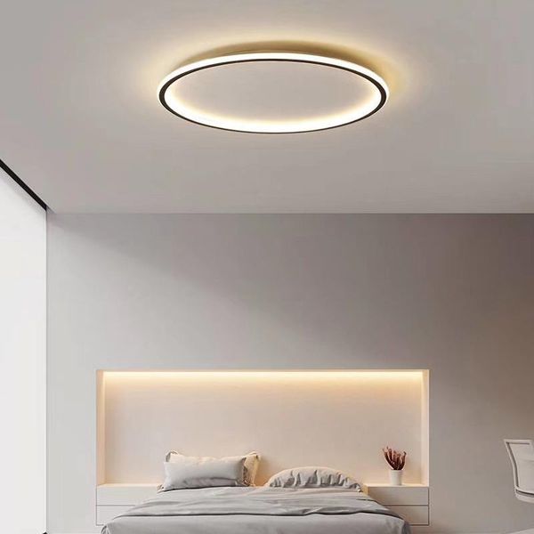 ceiling lights bedroom lamp light nordic modern minimalist led room ultra-thin round master home dimmable lamps