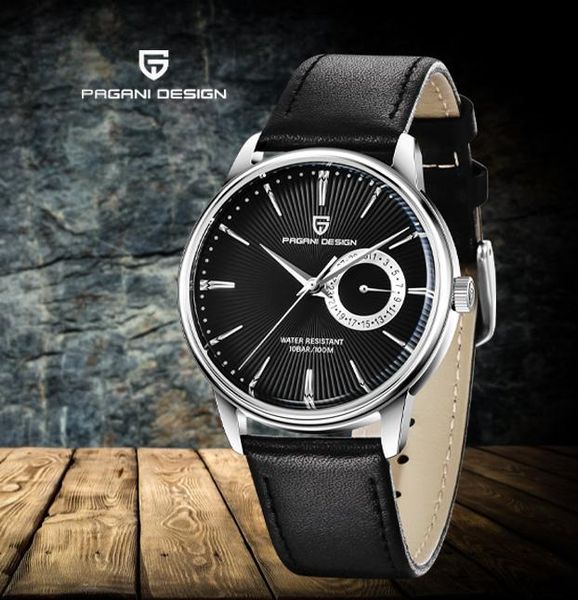 wristwatches pagani design black business clock waterproof quartz watch relogio masculino, Slivery;brown
wristwatches pagani design black business clock waterproof quartz watch relogio masculino, Slivery;brown