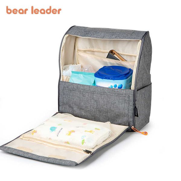 bear leader women mother multi-function babies diaper bags fashion ladies high capacity backpack mom woman mommy bag 210708