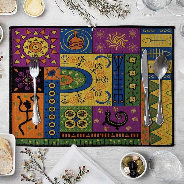 mats & pads retro geometric pattern mat tableware drink cup for kitchen dining table placemat accessories
mats & pads retro geometric pattern mat tableware drink cup for kitchen dining table placemat accessories