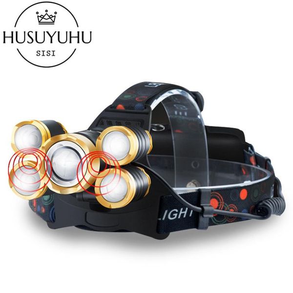 husuyuhu sisi 5 led strong head light aluminum alloy focusing induction headlight waterproof outdoor fishing light
husuyuhu sisi 5 led strong head light aluminum alloy focusing induction headlight waterproof outdoor fishing light