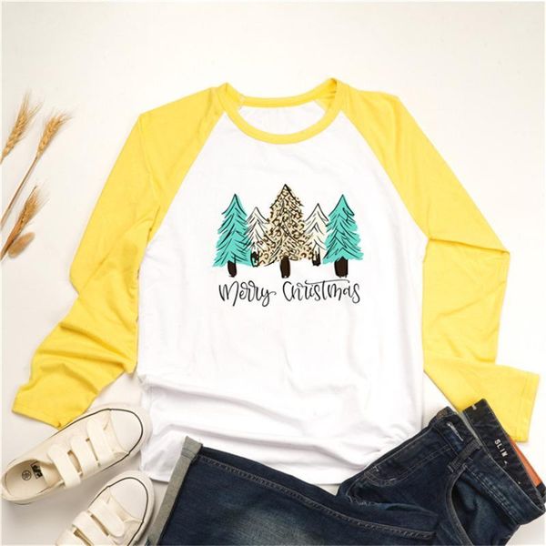 women's t-shirt christmas women tree t shirt lady long sleeve autumn tee female baseball 2021 casual, White
women's t-shirt christmas women tree t shirt lady long sleeve autumn tee female baseball 2021 casual, White