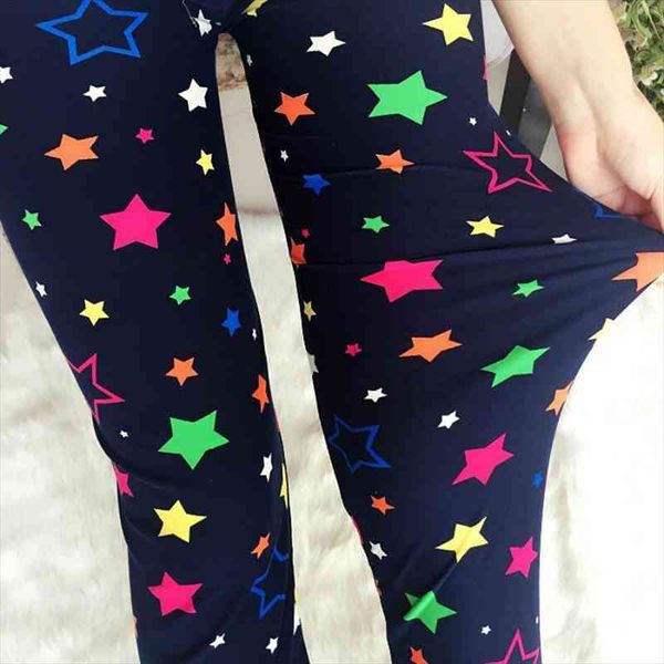 color stars printing elastic womens leggings high waist stretch pencil pants slim female bottoms pant, Black
color stars printing elastic womens leggings high waist stretch pencil pants slim female bottoms pant, Black
