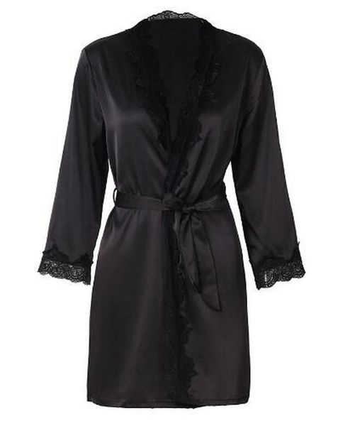 women's sleepwear satin silk woman lace robe female bathrobe womens robes ladies for women drop shippin, Black;red
women's sleepwear satin silk woman lace robe female bathrobe womens robes ladies for women drop shippin, Black;red