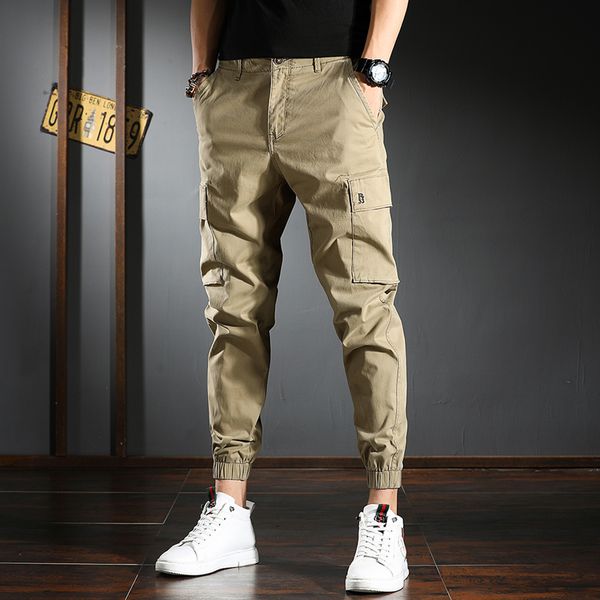 2021 moda carga masculinas coreano streetwear casual caqui algodo tornozelo-comprimento calas zfgz, Black
2021 moda carga masculinas coreano streetwear casual caqui algodo tornozelo-comprimento calas zfgz, Black