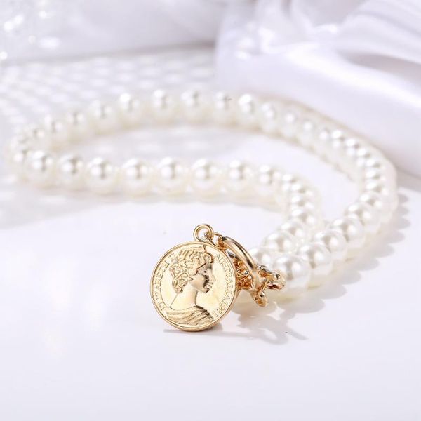 chains aiyi jewelry artificial pearl coin pendant necklace creative retro simple clavicle chain necklaces for women, Silver
chains aiyi jewelry artificial pearl coin pendant necklace creative retro simple clavicle chain necklaces for women, Silver