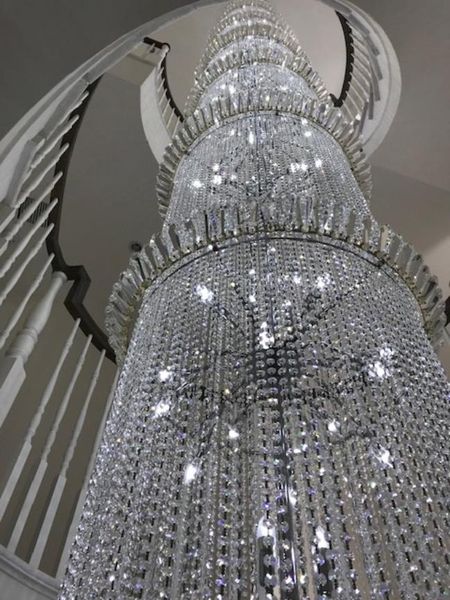 home crystal chandelier villa double floor living room lamp l lobby crystal chandelier customization
home crystal chandelier villa double floor living room lamp l lobby crystal chandelier customization
