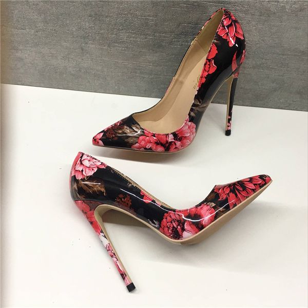 brand fashion new single shoes pointed black high-heeled exquisite printing elegant 12cm high heel ladies party
brand fashion new single shoes pointed black high-heeled exquisite printing elegant 12cm high heel ladies party
