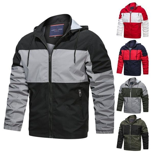 men's jackets autumn winter jacket casual sports zip pocket hooded blouse warm windproof fashion drawstring loose coat male, Black;brown
men's jackets autumn winter jacket casual sports zip pocket hooded blouse warm windproof fashion drawstring loose coat male, Black;brown