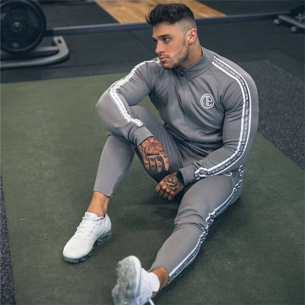 sport suit men bodybuilding jacket pants sports suits basketball tights clothes gym fitness running set men tracksuits 3xl 201128, Gray
sport suit men bodybuilding jacket pants sports suits basketball tights clothes gym fitness running set men tracksuits 3xl 201128, Gray