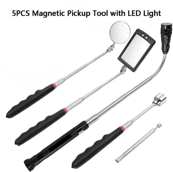 5pcs magnetic telescoping pick-up tool kit 15lb lb pick up rod round square 360 swivel adjustable flexible led
5pcs magnetic telescoping pick-up tool kit 15lb lb pick up rod round square 360 swivel adjustable flexible led