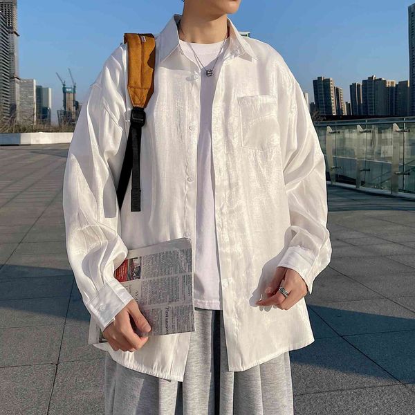 men's jackets casual ice silk shirt plus size, long sleeve for summer and spring, korean style, sunscreen, large size double t-s, irpi, Black;brown
men's jackets casual ice silk shirt plus size, long sleeve for summer and spring, korean style, sunscreen, large size double t-s, irpi, Black;brown