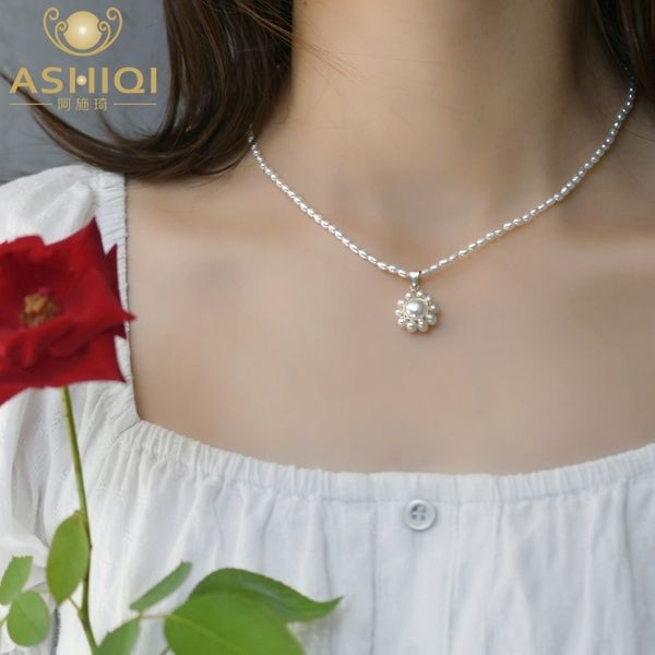 ashiqi 2-3mm natural freshwater pearl necklace vintage pearl handmade 925 sterling silver pendant for women two ways to wear
ashiqi 2-3mm natural freshwater pearl necklace vintage pearl handmade 925 sterling silver pendant for women two ways to wear