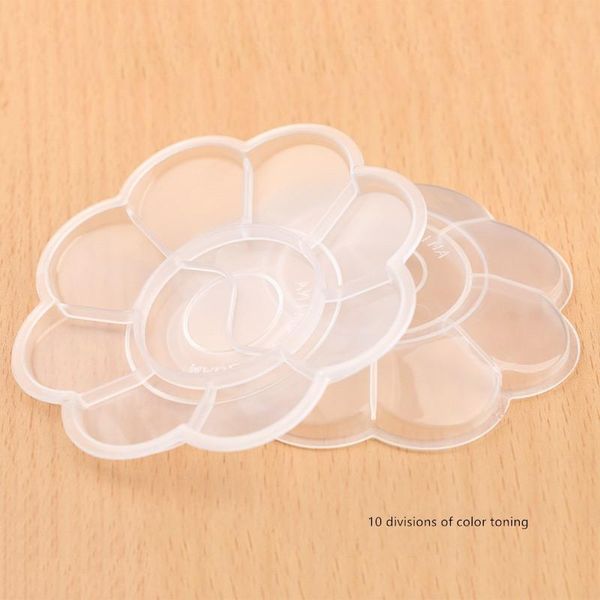 nail art equipment 1 pc palette painted transparent color paint 10 grid makeup manicurist plastic manicure tool, Silver
nail art equipment 1 pc palette painted transparent color paint 10 grid makeup manicurist plastic manicure tool, Silver