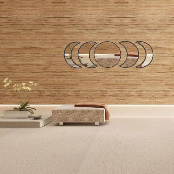 mirrors 5pcs/set natural decor acrylic moonphase interior design wooden moon phase mirror bohemian wall decoration for room
mirrors 5pcs/set natural decor acrylic moonphase interior design wooden moon phase mirror bohemian wall decoration for room