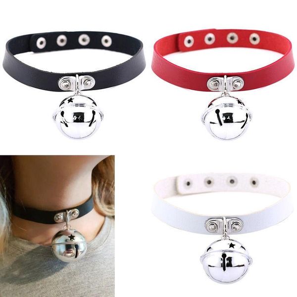 chokers harajuku punk rock soft girl leather bell pendant collar necklace female short clavicle chain neckband jewelry, Golden;silver
chokers harajuku punk rock soft girl leather bell pendant collar necklace female short clavicle chain neckband jewelry, Golden;silver