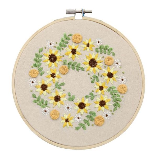other arts and crafts diy embroidery kit flower pattern cross stitch needlework w/ hoop for beginners home wall hanging decor
other arts and crafts diy embroidery kit flower pattern cross stitch needlework w/ hoop for beginners home wall hanging decor