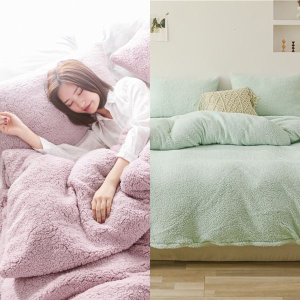 solid lamb cashmere bedding set 2020 new thicken flannel fleece room linens velvet duvet cover set sandred home sleep pillowcase c0223
solid lamb cashmere bedding set 2020 new thicken flannel fleece room linens velvet duvet cover set sandred home sleep pillowcase c0223