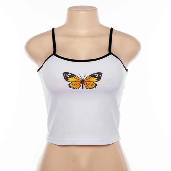 women's tanks & camis 2021 women summer sleeveless crop butterflies graphic print short basic camisole spaghetti straps sling vest, White
women's tanks & camis 2021 women summer sleeveless crop butterflies graphic print short basic camisole spaghetti straps sling vest, White