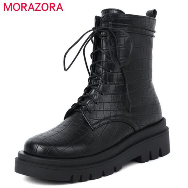 boots morazora 2022 flat platform shoes ankle round toe lace up comfortable simple winter women black
boots morazora 2022 flat platform shoes ankle round toe lace up comfortable simple winter women black