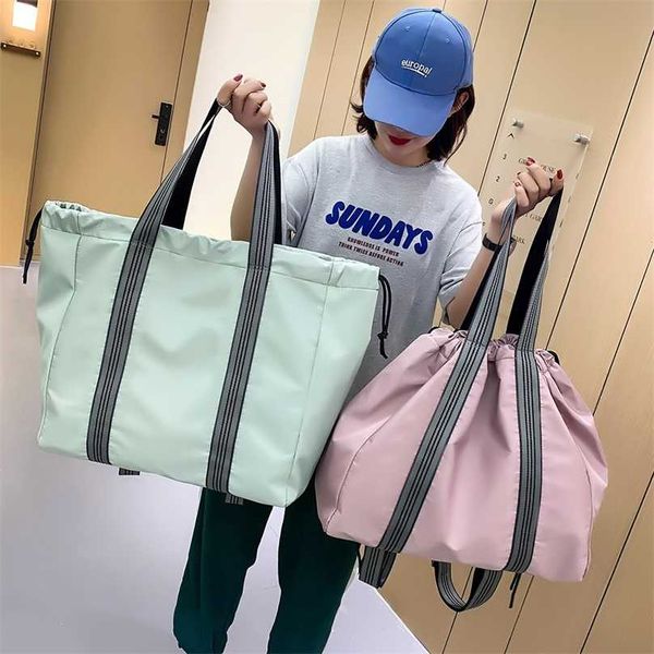 fashion travel bag drawstring fitness gym multifunctional sports back pack waterproof shoulder for women sac de voyage 211118
fashion travel bag drawstring fitness gym multifunctional sports back pack waterproof shoulder for women sac de voyage 211118