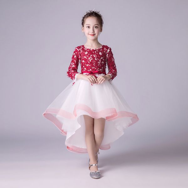 new flower child princess wedding party dress for girls and teenagers participate in the banquet exchange first tail dress, White;pink
new flower child princess wedding party dress for girls and teenagers participate in the banquet exchange first tail dress, White;pink