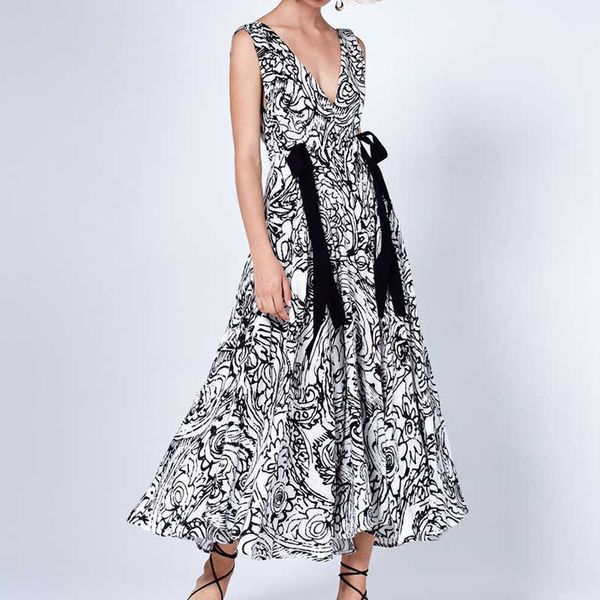 summer women europe and america print loops detail maxi dress v neck sleeveless ladies fashion dress vestidos xz21057 210603, Black;gray
summer women europe and america print loops detail maxi dress v neck sleeveless ladies fashion dress vestidos xz21057 210603, Black;gray