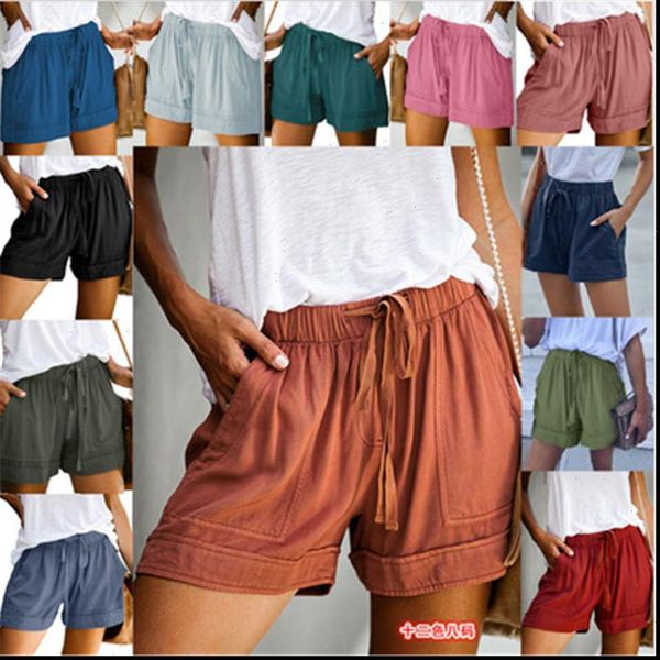 12 colors casual women short pants simple drawstring pockets summer elastic waist loose home fashion streetwear ladies pant, White;black
12 colors casual women short pants simple drawstring pockets summer elastic waist loose home fashion streetwear ladies pant, White;black