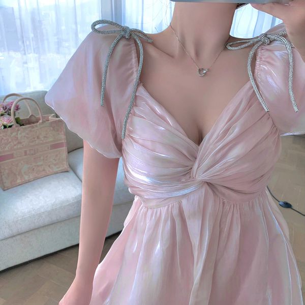 summer fairy dress women french style lace chiffon sweet dress party night japan style kawaii elegant boho dress, Black;gray
summer fairy dress women french style lace chiffon sweet dress party night japan style kawaii elegant boho dress, Black;gray