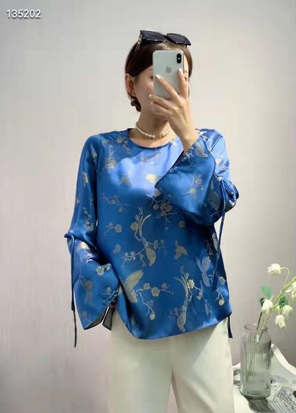 women's blouses & shirts zk1138 fashion 2021 runway luxury european design party style clothing, White
women's blouses & shirts zk1138 fashion 2021 runway luxury european design party style clothing, White