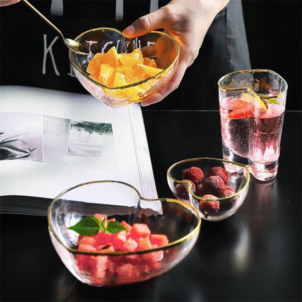 bowls nordic creative heart shaped glass bowl mug transparent phnom penh crystal breakfast fruit salad household dinnerware 
bowls nordic creative heart shaped glass bowl mug transparent phnom penh crystal breakfast fruit salad household dinnerware