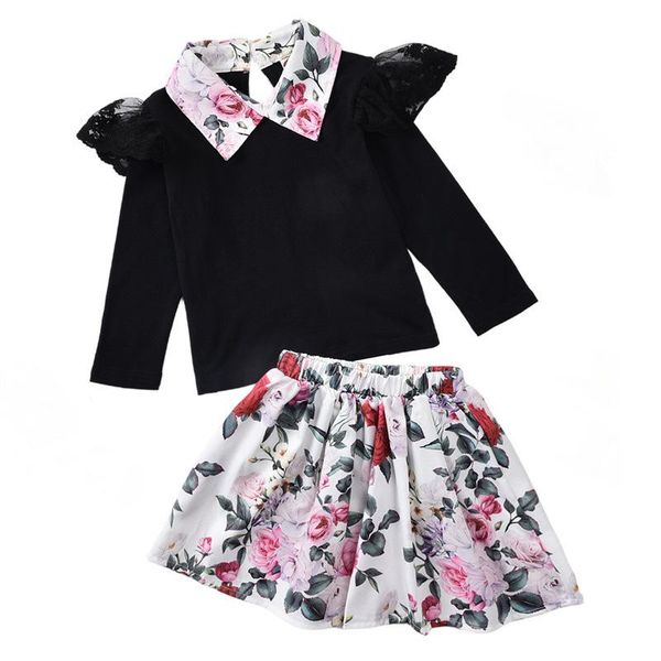 clothing sets toddler kids baby girls autumn long sleeve flower ruched shirts skirts children casual clothes set 2pcs 1-6y, White
clothing sets toddler kids baby girls autumn long sleeve flower ruched shirts skirts children casual clothes set 2pcs 1-6y, White