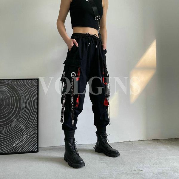 men's thermal underwear women's cargo pants ribbon pocket jogger elastic waist high streetwear harajuku pant punk cotton females t, Black;white
men's thermal underwear women's cargo pants ribbon pocket jogger elastic waist high streetwear harajuku pant punk cotton females t, Black;white
