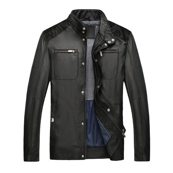 men's fur & faux brand pu leather jacket men autumn winter casual mens jackets solid clothes fashion elastic motorcycle outerwear, Black
men's fur & faux brand pu leather jacket men autumn winter casual mens jackets solid clothes fashion elastic motorcycle outerwear, Black