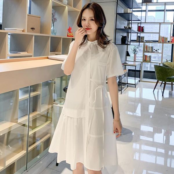 maternity dresses pregnant women summer fashion dress short sleeve single-breasted drawstring waist white elegant empire
maternity dresses pregnant women summer fashion dress short sleeve single-breasted drawstring waist white elegant empire