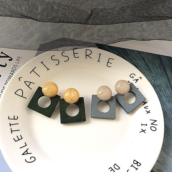 stud ujbox square geometry hollow wooden earrings women girls resin net red temperament, Golden;silver
stud ujbox square geometry hollow wooden earrings women girls resin net red temperament, Golden;silver