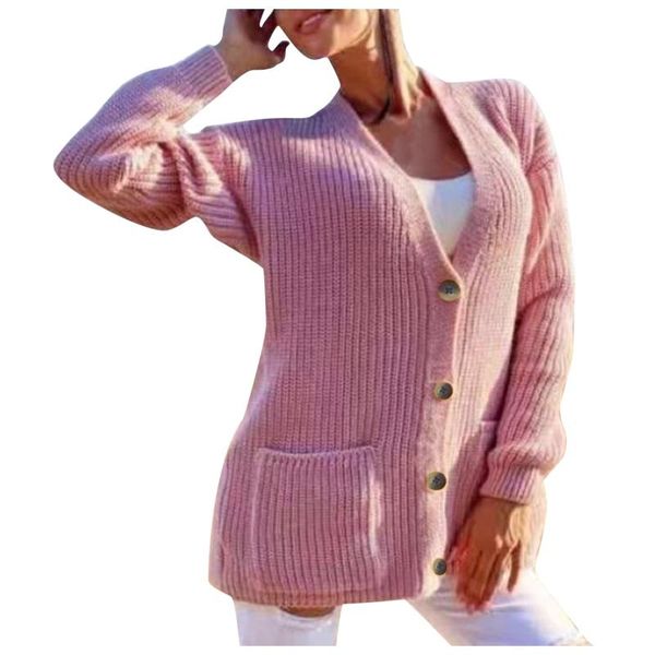 women's knits & tees 2021 autumn winter sweaters v-neck buttons cardigans oversized fashionable solid color korean lady #t3g, White
women's knits & tees 2021 autumn winter sweaters v-neck buttons cardigans oversized fashionable solid color korean lady #t3g, White