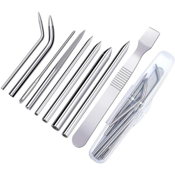 outdoor gadgets ferraycle knotter tools, stainless steel fid umbrella rope set lacin needles and smoothing tool for leather work
outdoor gadgets ferraycle knotter tools, stainless steel fid umbrella rope set lacin needles and smoothing tool for leather work