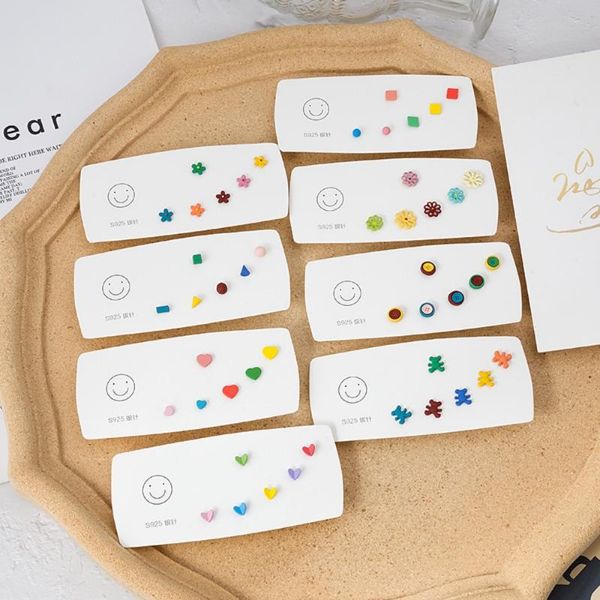 stud laniwoo candy color earrings 3pairs/set 2021 fashion jewelry for christmas year wholesale accessory, Golden;silver
stud laniwoo candy color earrings 3pairs/set 2021 fashion jewelry for christmas year wholesale accessory, Golden;silver
