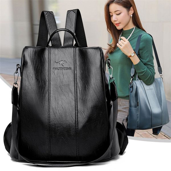 anti-theft leather backpack women vintage shoulder bag ladies high capacity travel backpack school bags girls mochila feminina
anti-theft leather backpack women vintage shoulder bag ladies high capacity travel backpack school bags girls mochila feminina